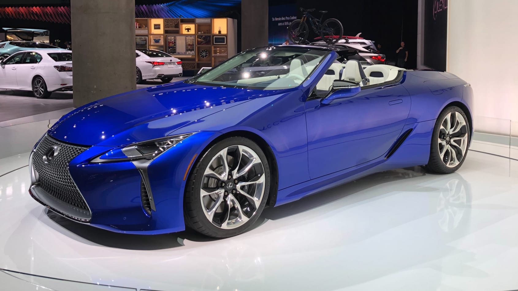 Lexus LC500 Convertible takes GT formula openair pictures Evo